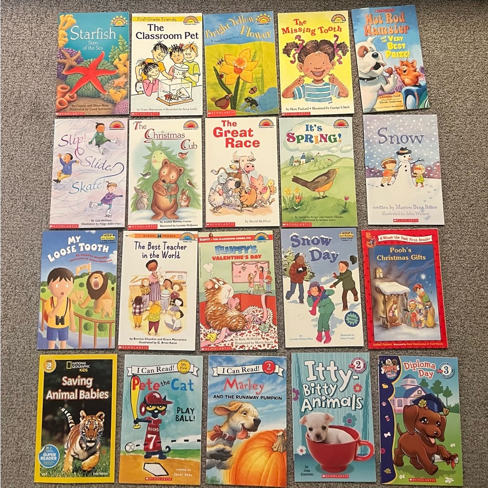 Scholastic Set of 20 Easy Reader Books